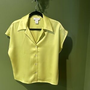 Rachel Zoe Cap Sleeve Silky Blouse, NWOT